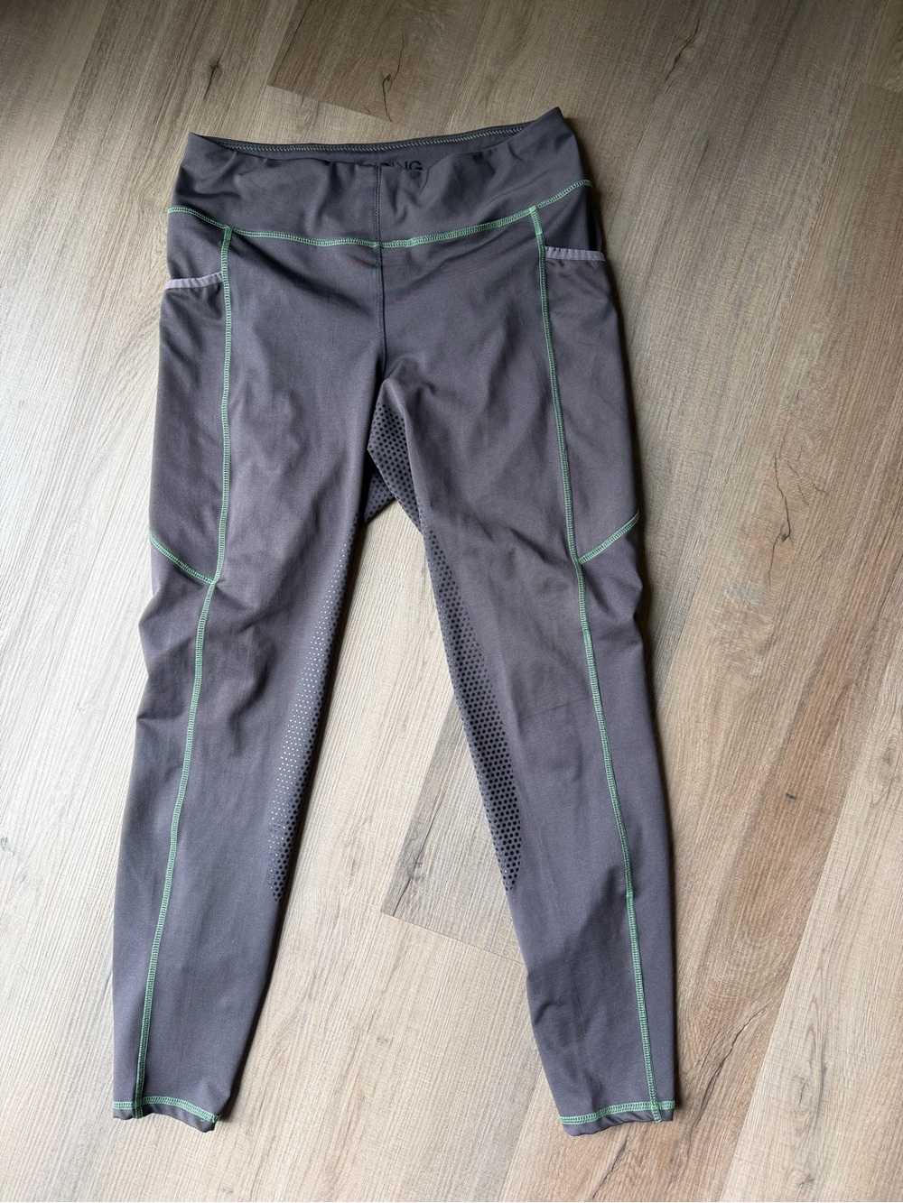 Riding Sport Pants with Green Stitching